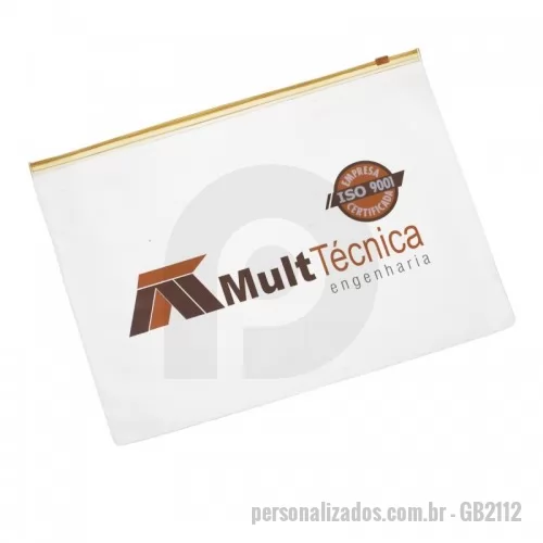 Pasta zip zap personalizada - Pasta zip zap, personalizada, solda opção de material  Pvc camurça /Pvc cristal / Pvc alklear