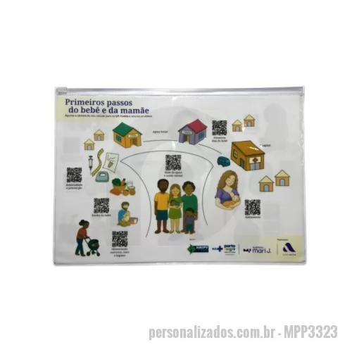 Pasta zip zap personalizada - Pasta zip zap