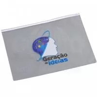 Pasta zip zap, personalizada, solda opção de material  Pvc camurça /Pvc cristal / Pvc alklear