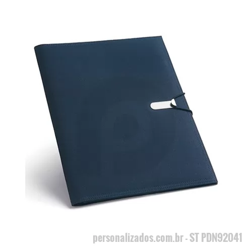 Pastas para Eventos personalizado - Pastas A4 para Empresas, MEDIDAS 240 x 325 x 15 mm, MATERIAL POLIESTER 600, CORES AZUL E CINZA