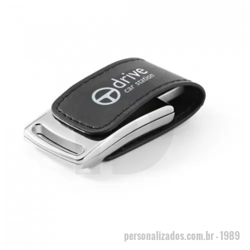 Pen Drive personalizado - Pen drive em c. sintético com capacidade de 16GB. 58 x 27 x 12 mm