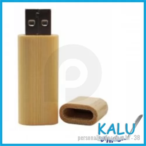 Pen Drive personalizado - PEN DRIVE BAMBU