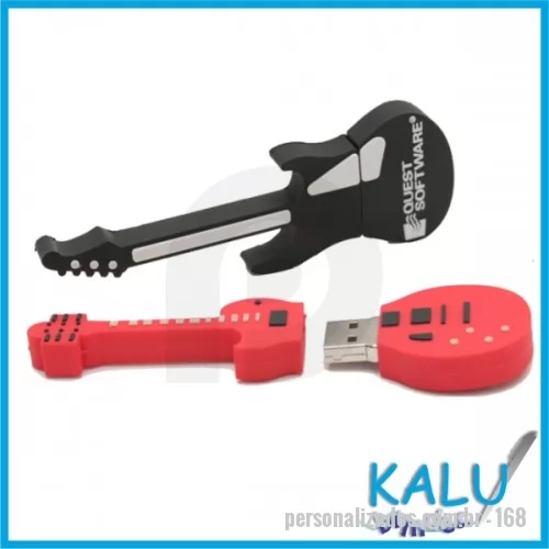 Pen Drive personalizado - PEN DRIVE EMBORRACHADO GUITARRA