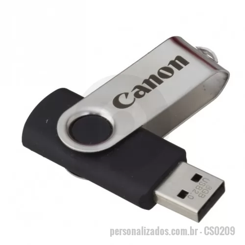 Pen Drive personalizado - PEN DRIVE - GIRATÓRIO 4 GB 