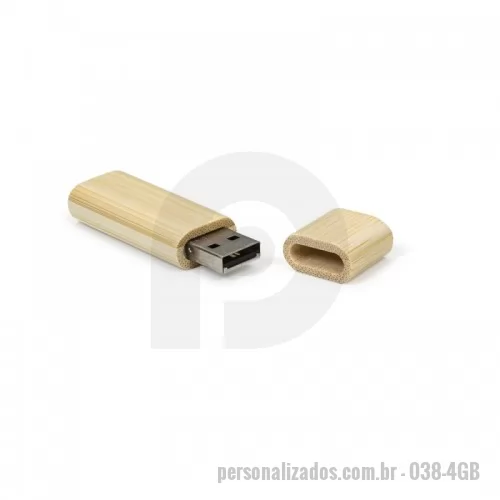 Pen Drive personalizado - Pen Drive Bambu 4GB