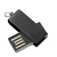 Pen Drive UDP mini com 8GB em alumínio. Fornecida em caixa em PP. 