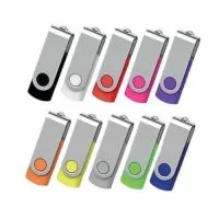 Pendrive personalizado para brindes corporativos e promocionais. Ideal para empresas, eventos e revendedores