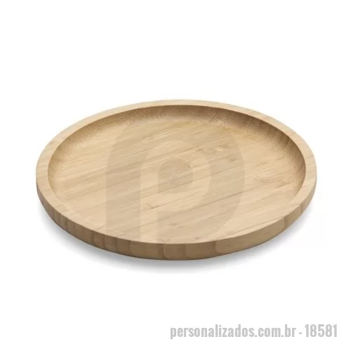 Petisqueira personalizada - Petisqueira de bambu.