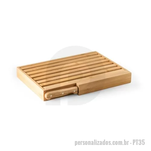 Petisqueira personalizada - Tábua para Pão Personalizada