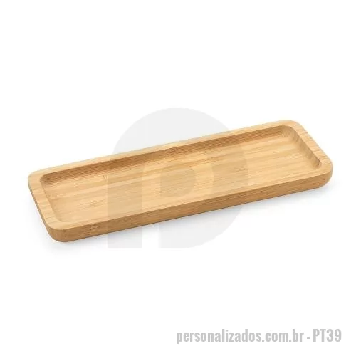 Petisqueira personalizada - Petisqueira de Bambu Personalizada