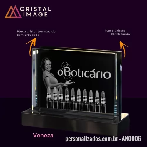Placa comemorativa personalizada - Placas Comemorativas e de homenagem em diversos formatos e tamanhos com gravação personalizada a laser no interior da peça.