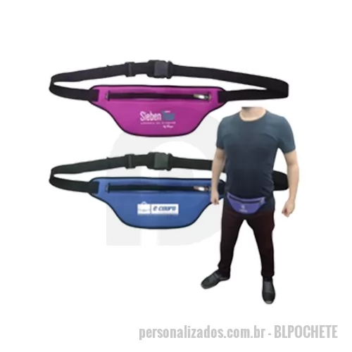 Pochete personalizado - Pochete Esportiva em Neoprene 30x12