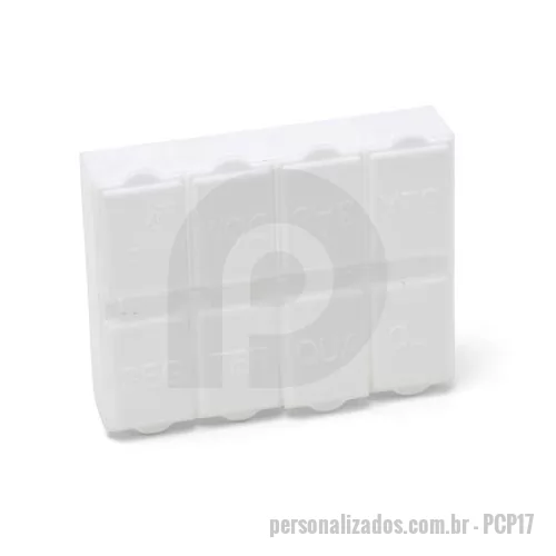 Porta abaixador de língua personalizada - Porta Comprimidos Personalizado