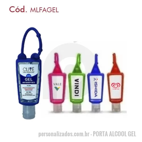 Porta álcool gel para bolsa personalizada - Porta álcool gel para bolsa Personalizada - PORTA ALCOOL GEL - Frasco Porta Álcool Gel com 30 Ml - 129275 - Porta álcool gel para bolsa