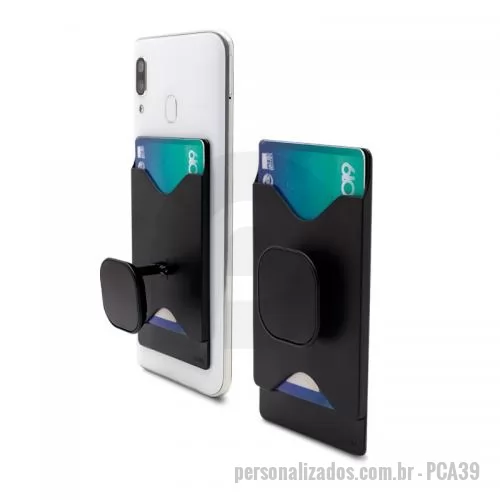 Porta cartão personalizada - Porta Cartão para Celular Personalizado