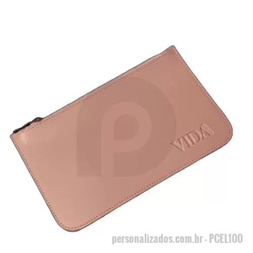 Porta celular personalizada - PORTA CELULAR COURO PERSONALIZADO  