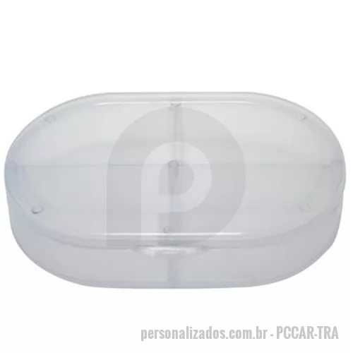 Porta comprimido personalizada - porta comprimidos arredondado 4 cavidades