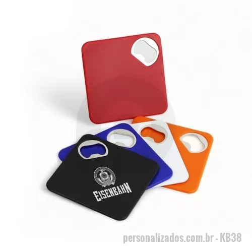 Porta Copo Abridor personalizada - Porta Copo Abridor Personalizado
