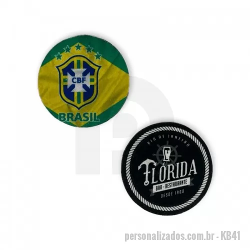 Porta copo personalizada - Porta copo estampado personalizado, possui material antiderrapante na base para evitar queda do copo.