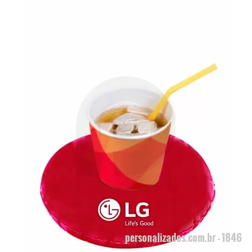 Porta copo personalizada - Porta copo inflável  Personalizado