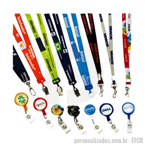 Porta crachá personalizada - Porta Crachá Retrátil Roller Clip Nacional corpo em plástico ABS medindo 3,2 x 1,0 cm disponível em cores básicas com área útil de impressão digital em uma das faces medindo 20 mm de diâmetro coberta por bolha cristal, fio retrátil 100% poliéster medindo 70,0 cm. de comprimento fixado por mola interna de aço inox ( não enferruja / oxida ), terminal em ABS com prendedor de PVC cristal flexível e botão de pressão p/ fixar o crachá e gancho de fixação em aço inox no verso do corpo. 
