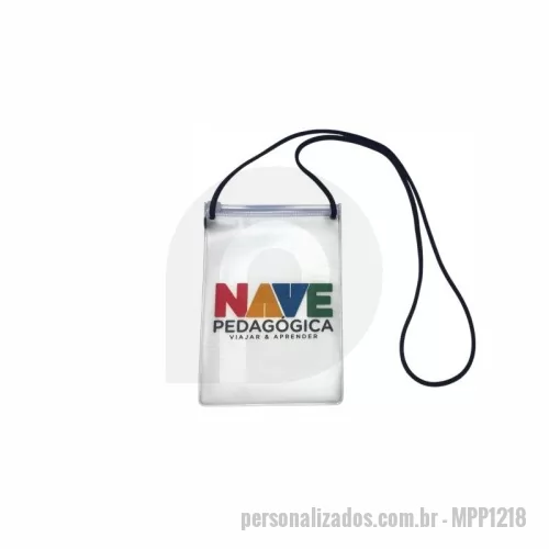 Porta documento personalizada - Porta documento com cordão - Personalizado - medida: 12x18