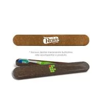 Capacidade para 1 escova de dente padrão. Porta escova de dente portátil, feito com 50% de Plástico Premium (PP) atóxico e 50% de fibra Fibra Natural de Coco ou Madeira, que garante sustentabilidade sem perder resistente. Design Exclusivo do Grupo BB!