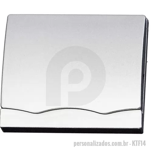 Porta espelho personalizada - Espelho Plástico Duplo com Aumento.