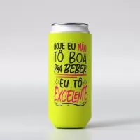 Porta Lata  de Cerveja 269ml, Confeccionado em NEOPRENE de 3 mm de espessura esse porta latas é feito para latinhas de 269ml. A alta qualidade do material faz com que este seja um brinde resistente, durável e a propriedade térmica do neoprene mantém a temperatura por curtos períodos de tempo
