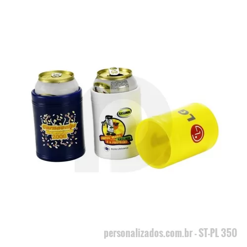 Porta lata personalizada - Porta Lata de Cerveja para Brinde. É o brinde personalizado ideal para manter a temperatura da sua latinha gelada por mais tempo.