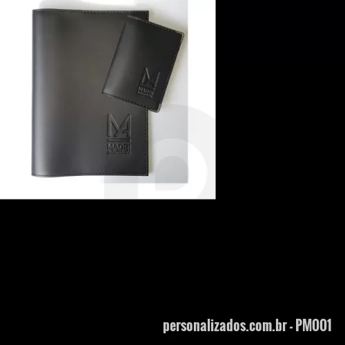 Porta manual de veículo personalizada - Porta Manual em couro sintético 