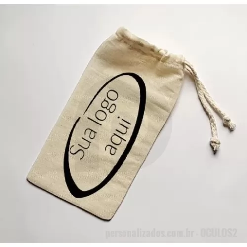 Porta óculos ecológico personalizada - Personalizavel