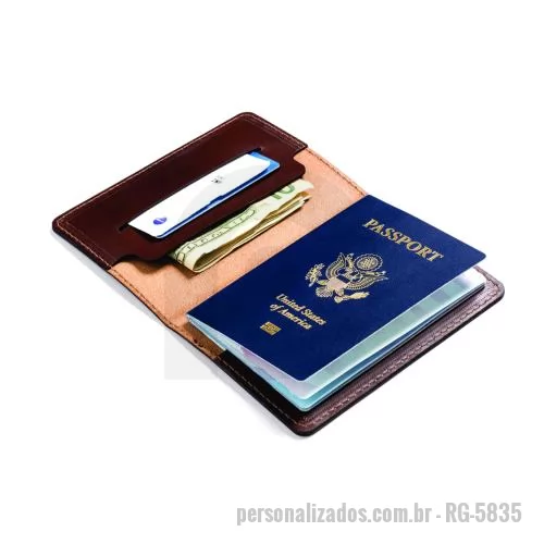 Porta passaporte personalizada - Porta Passaporte com porta cartão de credito.
