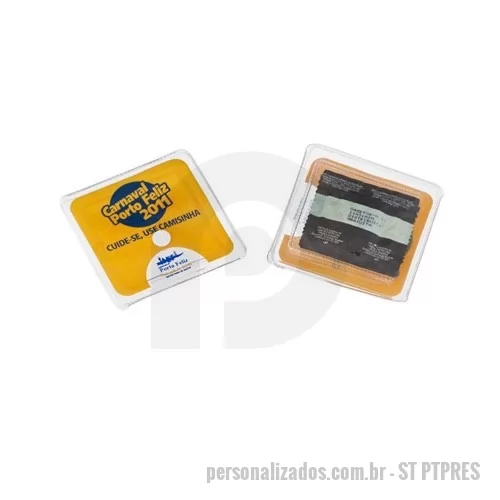 Porta preservativo personalizada - Porta Preservativo Personalizado, Cor TRANSPARENTE, Materia Prima PVC