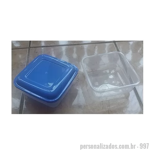 Pote personalizado - Pote Plastico, gravação em tampografia.