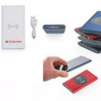 Power Bank 8000mAh com Carregamento via Indução ou via Cabo