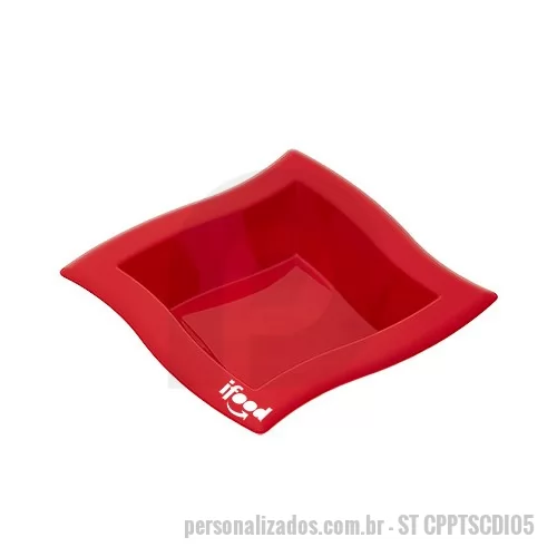 Prato personalizado - Prato infantil personalizado. Brinde de baixo custo com boa variedade de cores, resistente e pode ser personalizado através do processo de impressão feito em Tampografia. Ideal para divulgar seu marca em feiras e eventos promocionais