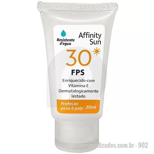 Protetor solar personalizado - Protetor Solar FPS 30 Bisnaga de 20 ml