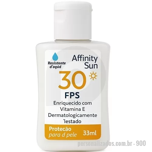 Protetor solar personalizado - Protetor Solar FPS 30 Frasco de 35 ml