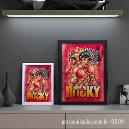 Quadro personalizado - Quadros Moldura, tamanhos A3 e A4, que podem ser feitos com adesivo padrão ou especial que imita pintura.