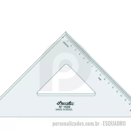 Régua personalizada - esquadro