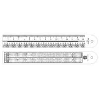 RÉGUA FERRAGISTA DE 20 CMS