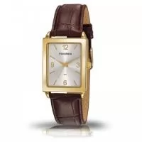 Relógio de pulso Mondaine análogo quartz, com mostrador de números arábicos, com pulseira de couro marrom e index.  - Resistente a água  - Garantia de 1 ano - Acompanha embalagem de plástico individual   *Possível customização a laser no verso da caixa e no mostrador.
