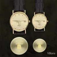 Relógio Personalizado em Ouro