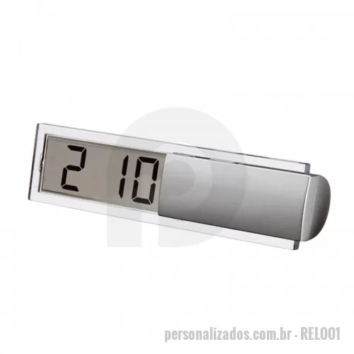 Relógio personalizado - Relógio de Mesa Digital para personalização.