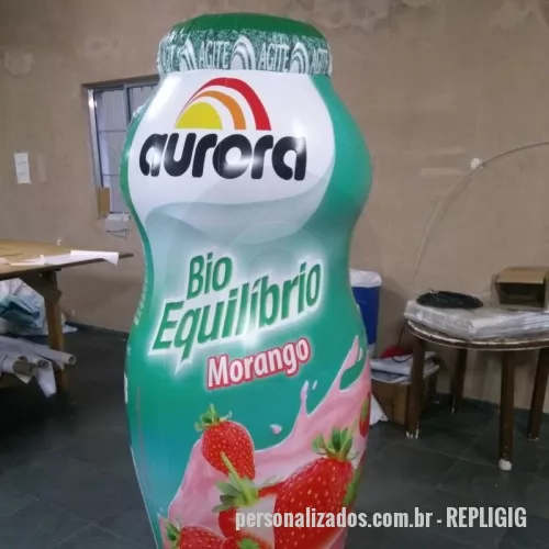 Réplica inflável personalizada - Inflável réplica gigante de produto Material: Nylon 100% poliamida  emborrachado  – Rhodia. Com tratamento ultravioleta e antifungo