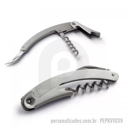 Saca rolha personalizada - Saca Rolha de Metal Personalizado