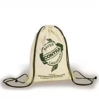Mochila Tipo Saco Ecológico Saco tipo mochila ecológica feita 100% em algodão cru.   