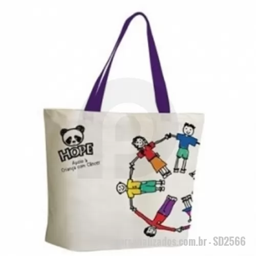 Sacola de Algodão personalizada - Sacola de  algodão com alças costuradas na parte interna, Medidas aproximadas para gravação ( CxD): 38 cm x 38 cm, tamanho total aproximado (CXD): 42 x 43 x 10 cm, pessoa aproximado (g): 96, com gravação.