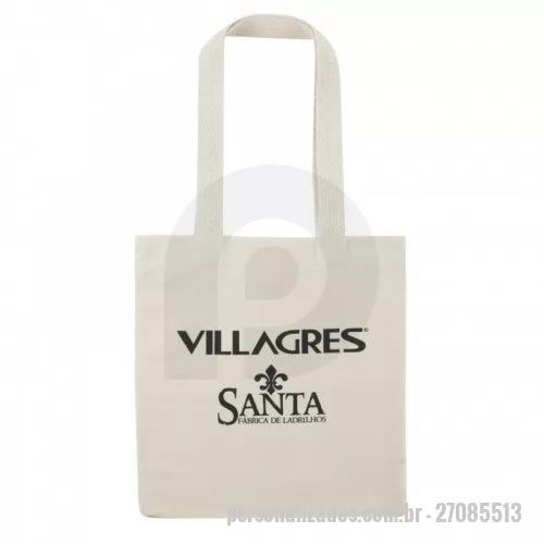 Sacola de Algodão personalizada - Sacola de Algodão Personalizada - 27085513 - Sacola em algodão crú 200 gr com alça ombro de 30mm x 700mm, costura interna reforçada e personalização serigrafia. Medida 30x40 - 136424 - Sacola de Algodão